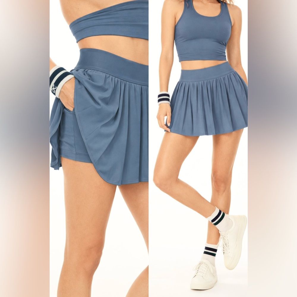 Aritzia TnaMOVE™ Tennis Pro Micro Skirt Blue